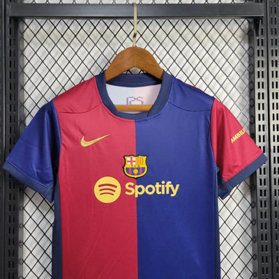 Divisa da bambino FC Barcelona 24/25 Home