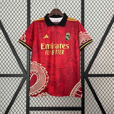 2024/25 Maillot Real Madrid Concept Dragon Rouge