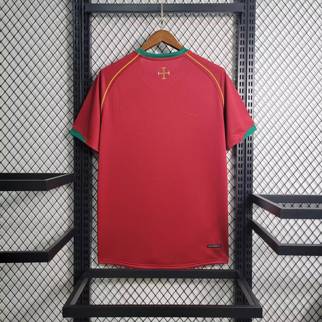 Portugal camiseta de fútbol Retro 2006 Inicio Ronaldo