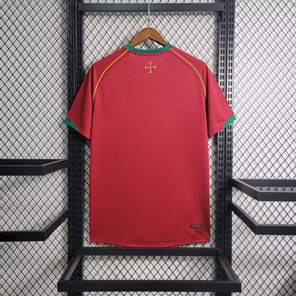 Portugal camiseta de fútbol Retro 2006 Inicio Ronaldo