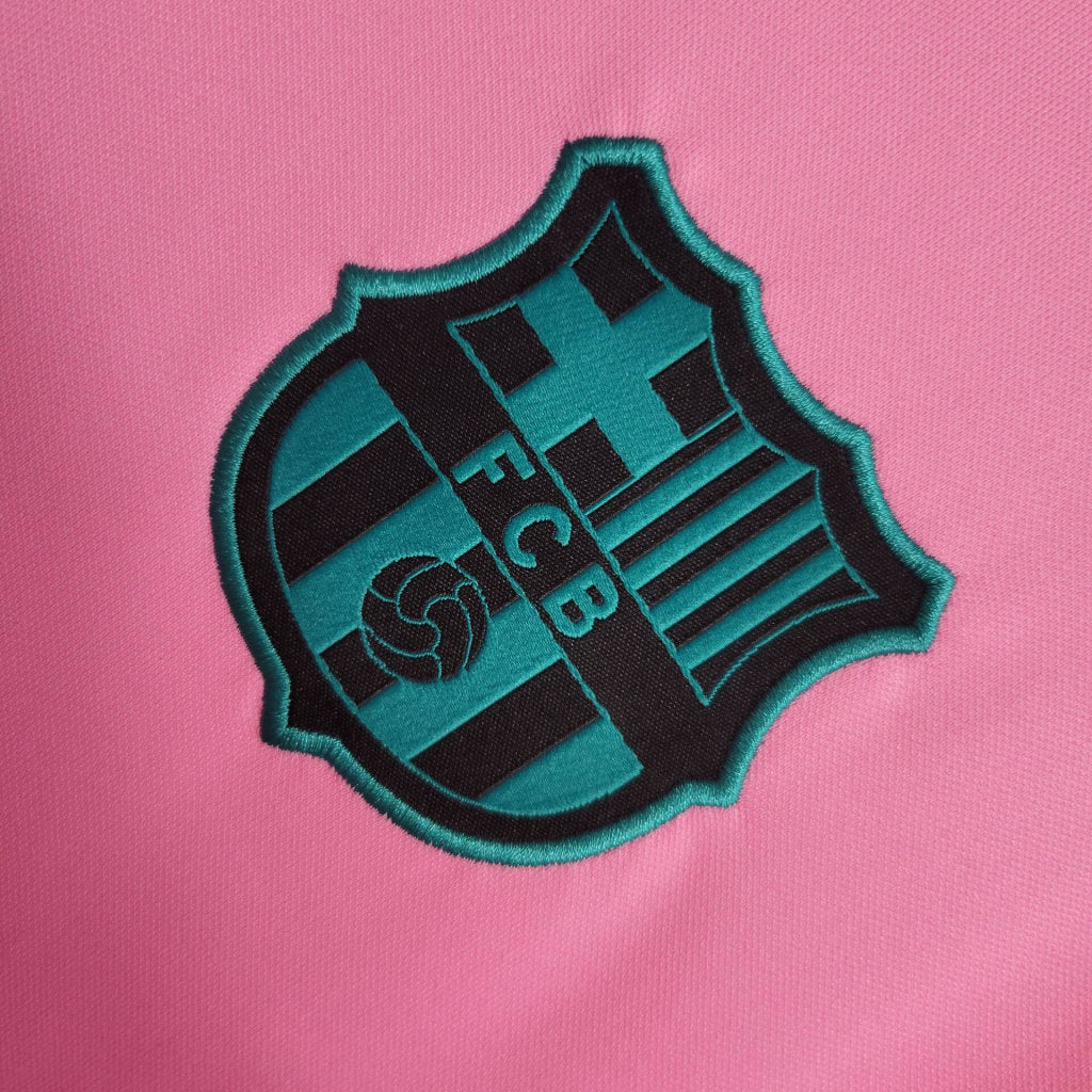 Maglia retrò FC Barcelona 2020 2021 Rosa