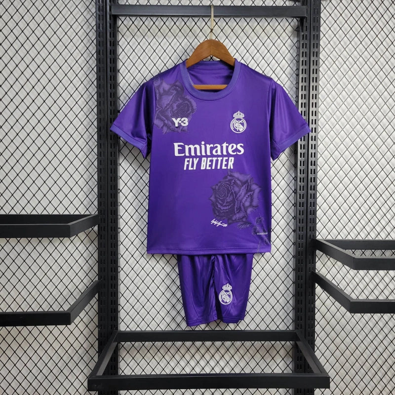 Maglia da bambino Real Madrid 24/25 Y-3 Viola