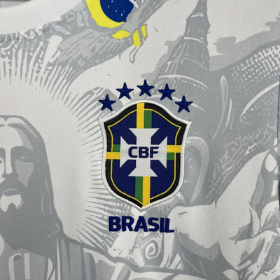Brésil maillot Concept 2025 Christ Blanc