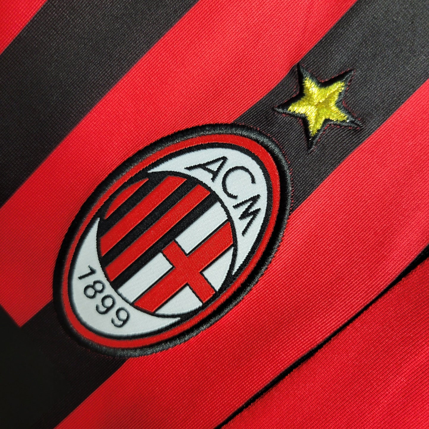 Camiseta AC Milan Retro 2007 2008 Manga Larga