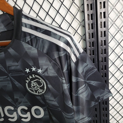 Camiseta de futbol tercera equipacion Ajax Negra 2023 2024