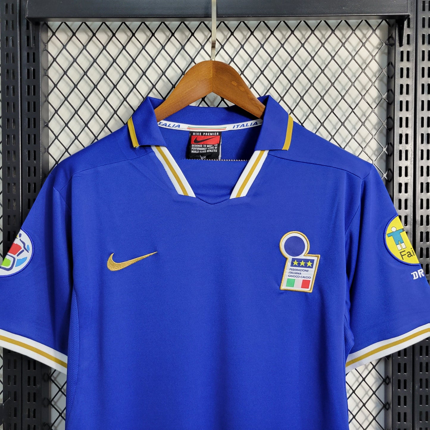 camiseta retro italia 1996