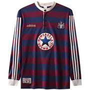 Maglia retrò Newcastle 1995 1997 Manica lunga
