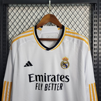 Camiseta real madrid 2023 2024 manga larga