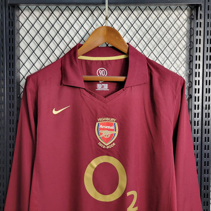 Camiseta Retro Arsenal 2005 2006