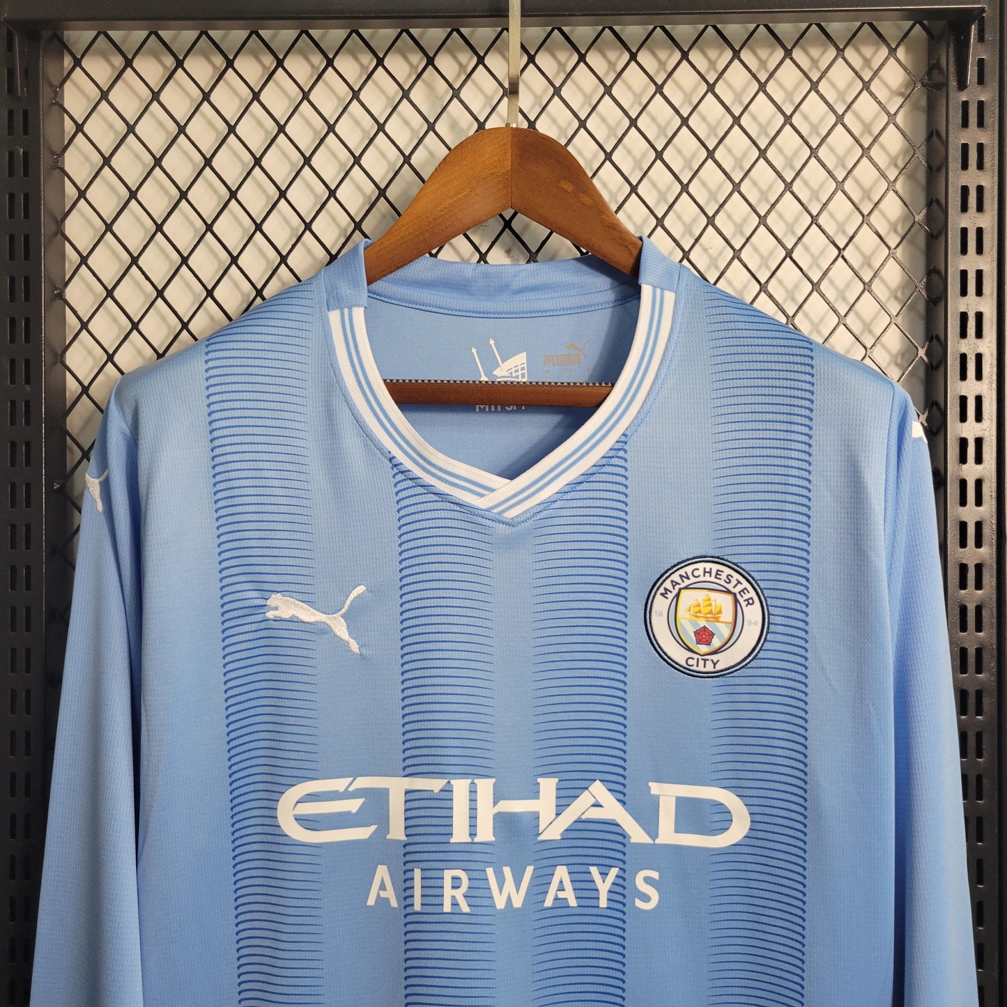 Camiseta Manchester City 2023 2024 manga larga