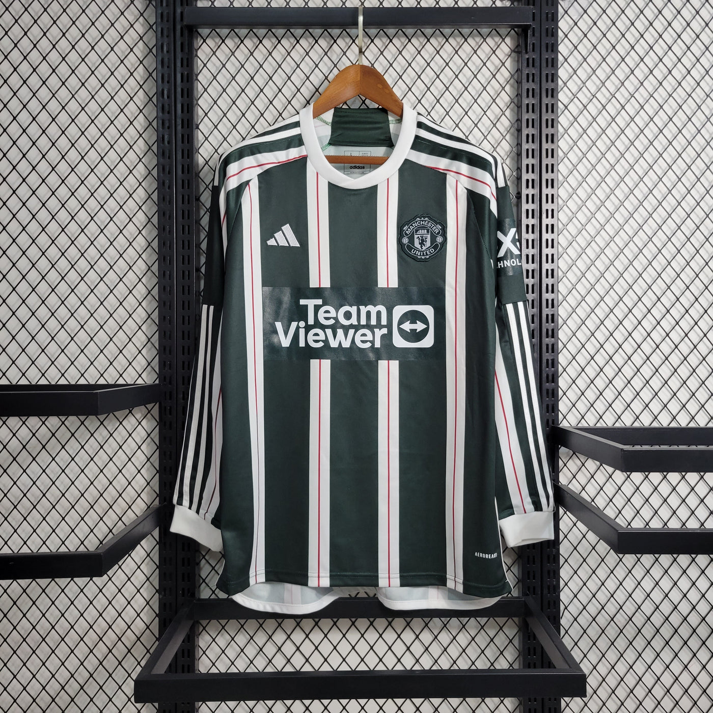 Maglia da trasferta del Manchester United 2023 2024 maniche lunghe