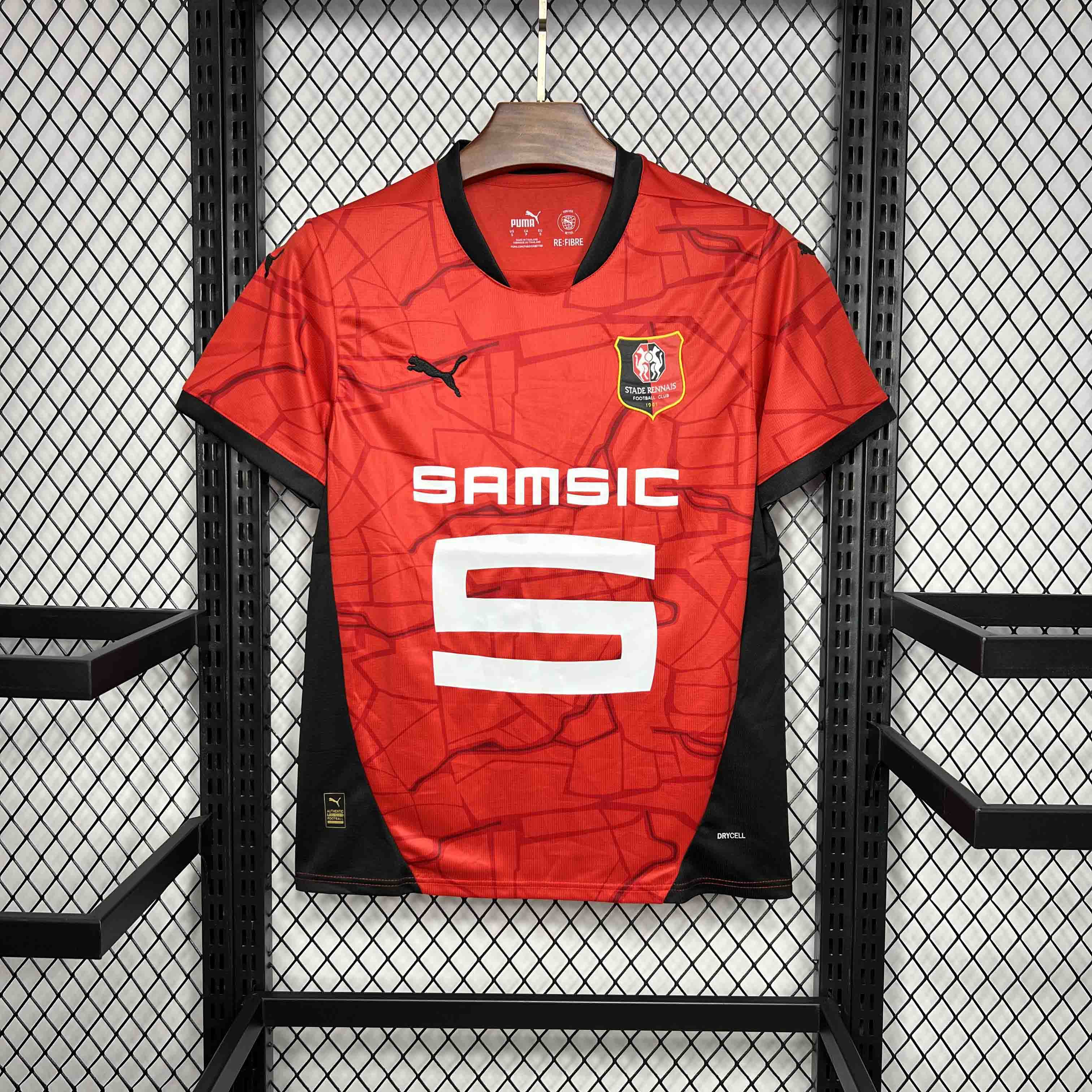 Maglia casalinga del Rennes 2023 2024 Stades Rennais