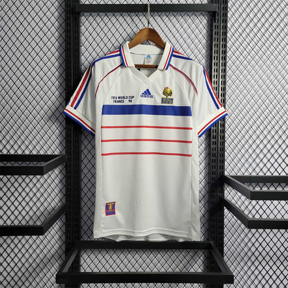 Camiseta de visitante de Francia 1998