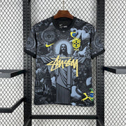 Brésil maillot Concept 2025 Christ x Stussy