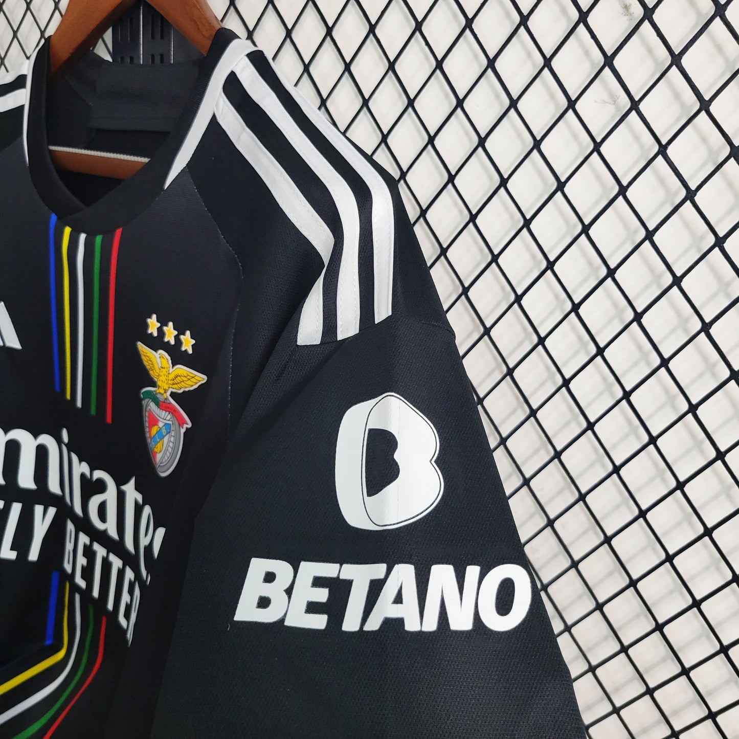 Camiseta Benfica visitante negra 2023 2024